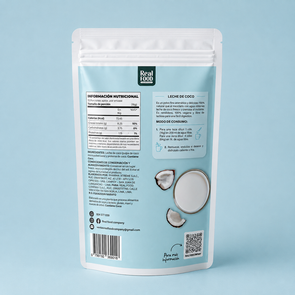 Leche de coco - Secondary